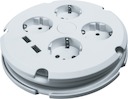 Удлинитель Navigator 61 456 NPE-USB02-04-150-ESC-3X1с/з выкл.4 гн.1.5м USB2.1A