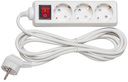 Удлинитель Navigator 94 194 NPE-S-03-1000-ESC-3x1 с/з с выкл. 3 гн. 10м