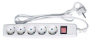 Сетевой фильтр Navigator 94 157 NSP-05-300-ESC-Gr 3х0,75 с/з 5гн. 3м