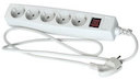 Удлинитель Navigator 94 155 NPE-05-700-ES-Gr 3х1 ХХХ с/з с выкл. 5 гн. 7м