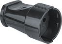 Розетка Navigator 61 717 NCA-SK01-10A-X-BL переносная б/з черная