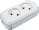 Колодка Navigator 61 583 NCA-BL01-02-X-WH 2гн б/з АБС пластик