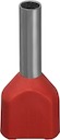 Наконечник Navigator 61 039 NET-E2-1.0-8-B50 НШВИ2, крас.2 провода (50шт/упак)