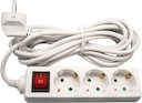 Удлинитель Navigator 71 455 NPE-S1-03-300-ESC-3x0.75 с/з с выкл. 3 гн. 3м