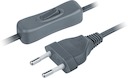 Шнур Navigator 61 722 NPS-FS-170-2x0.5-GR 1.7м с выкл. серый