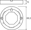 LEDVANCE DOWNLIGHT S WT CANOPY FS1