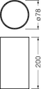 Светильник AQUALED2 S&M PRE-RECESSED TUBE VS9 OSRAM