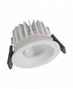 Spot LED fix 8W/3000K WT DIM IP44