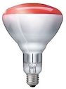 BR125 IR 150W E27 230-250V Red 1CT/10 накал. лампа