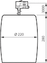 Нейтральный белый 840 - Power supply unit - Beam angle 36° - Gray - Цвет: Gray - Соединение: Внешний разъем