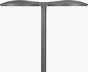 CitySoul gen2 Brackets Top Double - Pole-mounting bracket 2 arms 180 degrees - Dark gray