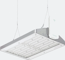 GentleSpace GreenWarehouse - LED GreenLine system flux 25000 lm - Нейтральный белый 840 - High-rack optic - Clear glass - ActiLume wireless - Silver