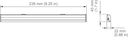 Wide beam - Polycarbonate bowl/cover - 105° - Цвет: White