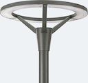 LED module 2300 lm - Нейтральный белый - Power supply unit - Класс безопасности I - Aluminum and gray - Post-top for diameter 60 mm - Цвет: Aluminum