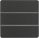 Lighting control system component - Dynalite User Interface - Button and rim finish magnesium, no button labels