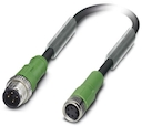 SAC-4P-M12MS/0,6-PUR/M 8FS