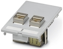 VS-SI-FP-2RJ45-5-MOD-BU/BU