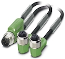 SAC-3P-M12Y/2X3,0-PUR/M12FR B