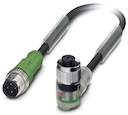 SAC-4P-M12MS/1,5-PUR/M12FR-3L