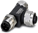 SAC-4P-M12T/2XM12 FF VA