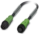 SAC-4P-M12MS/ 0,3-PUR/M12FS P