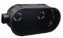 PE Коробка монтажная 2-ая для сплошных стен 140х63х43 с крепежом IP20