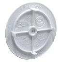 PE Крышка для монтажной коробки PE 030 040 белая