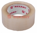 Скотч упаковочный 48 мм х 50 мкм, прозрачный (рулон  66 м)  REXANT