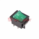 Выключатель клавишный 250V 16А (4с) ON-OFF зеленый  с подсветкой (RWB-502, SC-767, IRS-201-1)  REXANT     Предлагаем 36-2333!