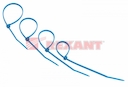 Стяжкa нейлонoвая 150 x 2,5 мм, синяя (упак. 25 шт)  REXANT