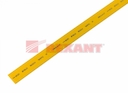 Термоусадка  12,0 / 6,0 мм, желтая (упак. 50 шт. по 1 м)  REXANT