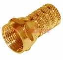 F-разъем RG-6, (GOLD), L=19 мм, медь  REXANT ВЫВОДИМ