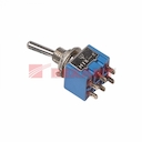Тумблер 250V 3А (6c) ON-ON двухполюсный  Micro  (MTS-202)  REXANT