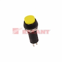 Выключатель-кнопка  250V 1А (2с) ON-OFF  желтая  (PBS-11А)  REXANT