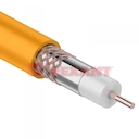 Кабель RG-6U+Cu нг(А)-HF, (75 Ом), Cu/Al/Cu (1,0/Al/48*0,12мм) 64%, (бухта 100м), оранжевый  REXANT