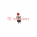 Выключатель-кнопка  металл 220V 2А (2с) (ON)-OFF  Ø7.2  красная  Micro (RWD-301, PBS-10B)  REXANT