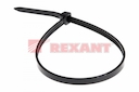 Стяжкa нейлоновая 350 x 4,8 мм, черная (упак. 100 шт)  REXANT