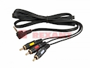 Шнур Стерео 3,5 мм 4C - 3 RCA, длина  1,5 метра (GOLD)  REXANT