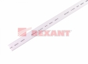 Термоусадка  10,0 / 5,0 мм, белая (упак. 50 шт. по 1 м)  REXANT