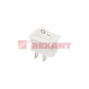 Выключатель клавишный 250V 3А (2с) ON-OFF белый  Micro  (RWB-101)  REXANT