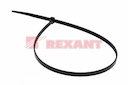 Стяжкa нейлоновая 400 x 4,8 мм, черная (упак. 100 шт)  REXANT