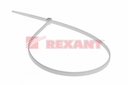 Стяжкa нейлоновая 400 x 4,8 мм, белая (упак. 100 шт)  REXANT