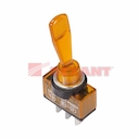 Тумблер 12V 20А (3c) ON-OFF однополюсный  с желтой подсветкой  (ASW-13D)  REXANT