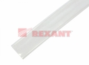 Термоусадка 25,0 / 12,5 мм, прозрачная (горючая) (упак. 50 шт. по 1 м)  REXANT
