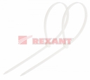 Стяжкa нейлоновая 350 x 4,8 мм, белая (упак. 100 шт)  REXANT