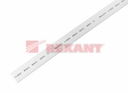 Термоусадка  12,0 / 6,0 мм, белая (упак. 50 шт. по 1 м)  REXANT