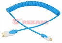 Шнур HDMI - mini HDMI 2М синий витой REXANT