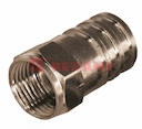 F-разъем RG-6, обжим, L=21 мм, медь  REXANT ВЫВОДИМ