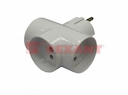 Евротройник электрический без заземления 220V, 16А   REXANT