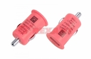 Автозарядка в прикуриватель USB (АЗУ) (5V, 1 000mA) фиолетовая REXANT